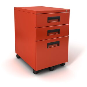 3-Drawer Mobile File-It Pedestal