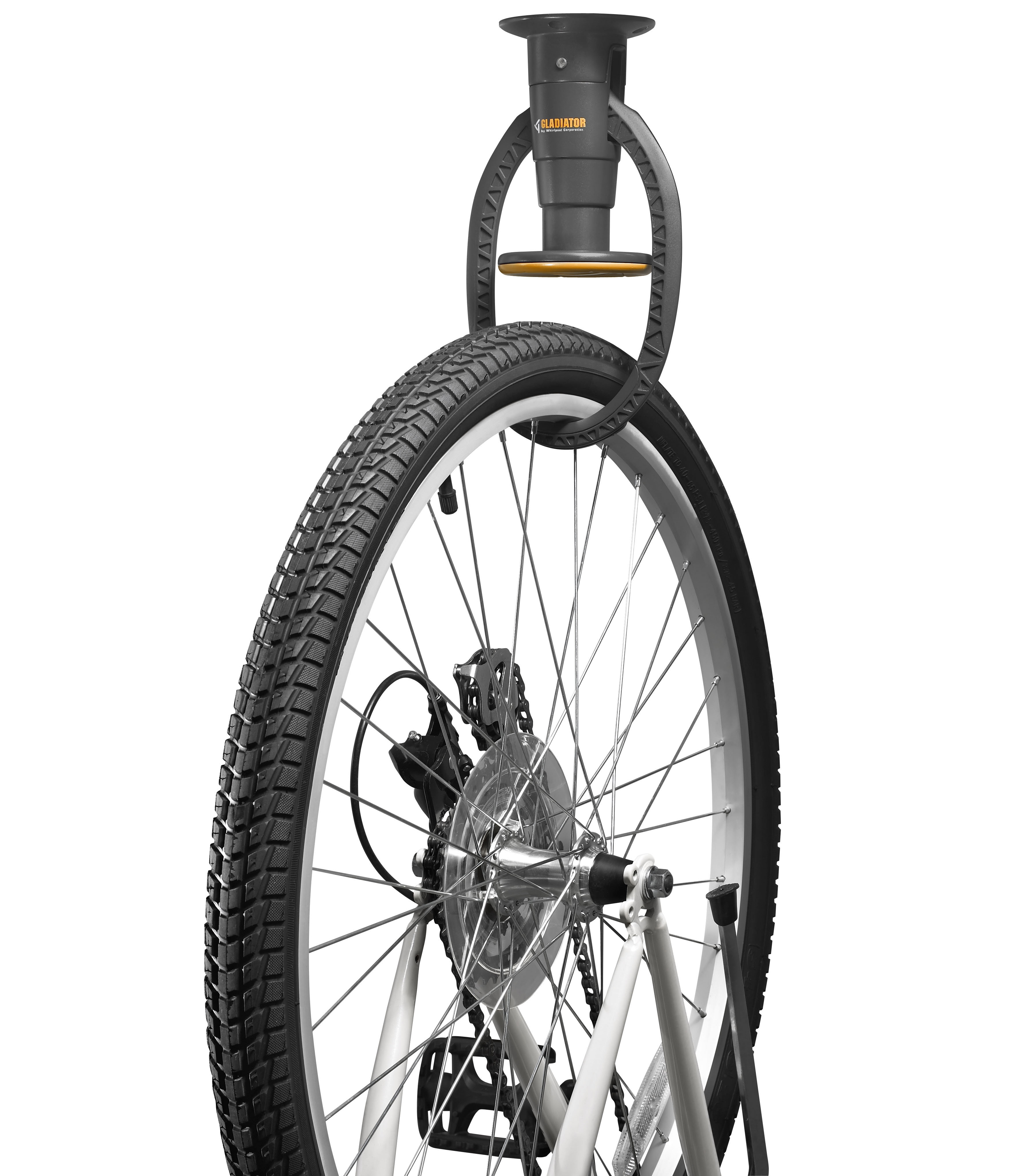 Gladiator Bicycle Hook Advanced Ceiling Hanging Mount Claw Bike Holder Sturdy