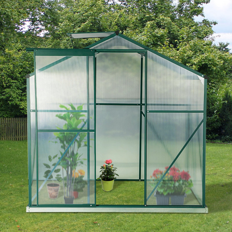 U Max 6 Ft W X 4 Ft D Greenhouse Reviews Wayfair See how these cute outdoor structures can up your garden game. 6 ft w x 4 ft d greenhouse