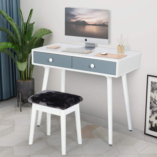 small desk and stool