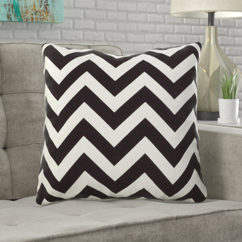 Wrought Studio Mccullough Chevron Throw Pillow Reviews Wayfair