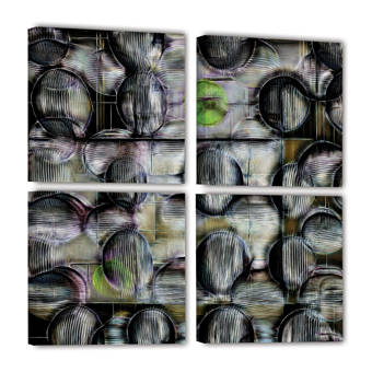 Bloomsbury Market Color Abstract 3 Piece Framed Painting Print On Wrapped Canvas Set Wayfair