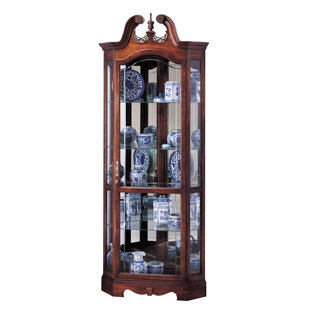 Go to store & view more images Bridgeman Curio Cabinet by Darby Home Co