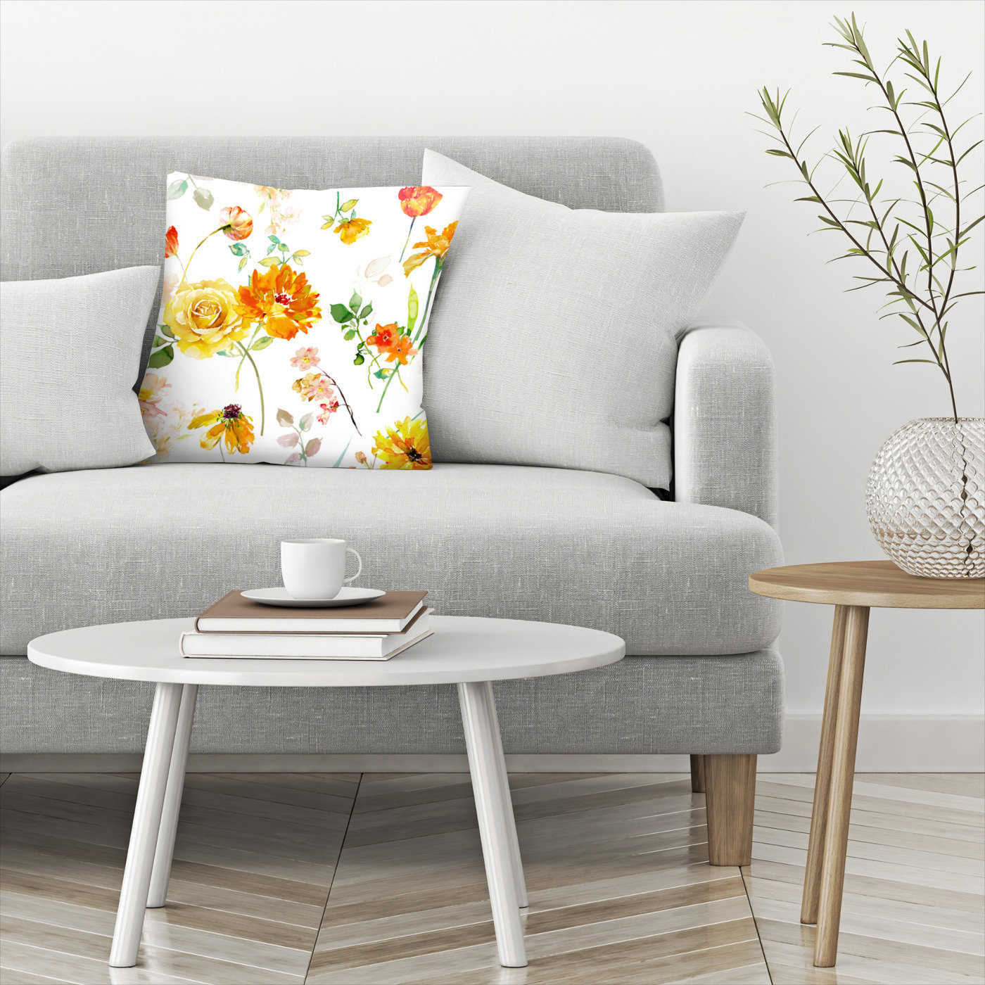 wayfair yellow pillows
