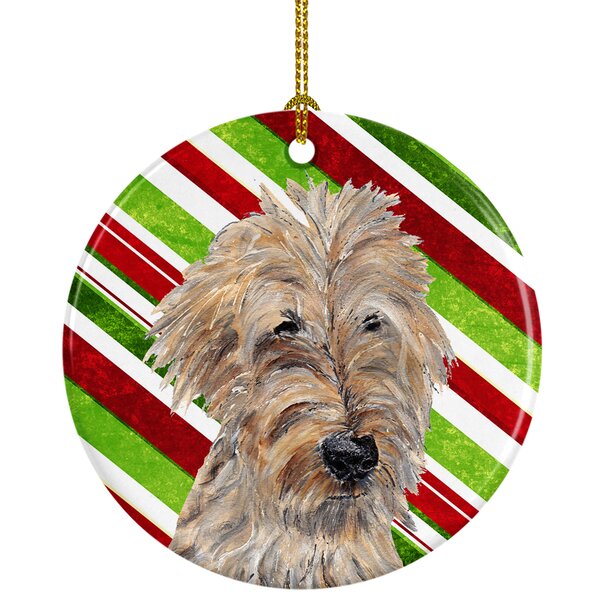 Goldendoodle Ornament Angel Figurine Hand Painted