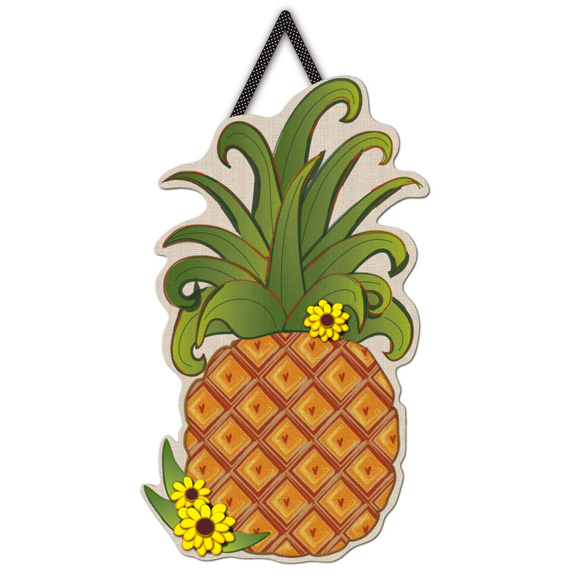 Bay Isle Home Dickens Pineapple Letter Perfect Wall Décor ...