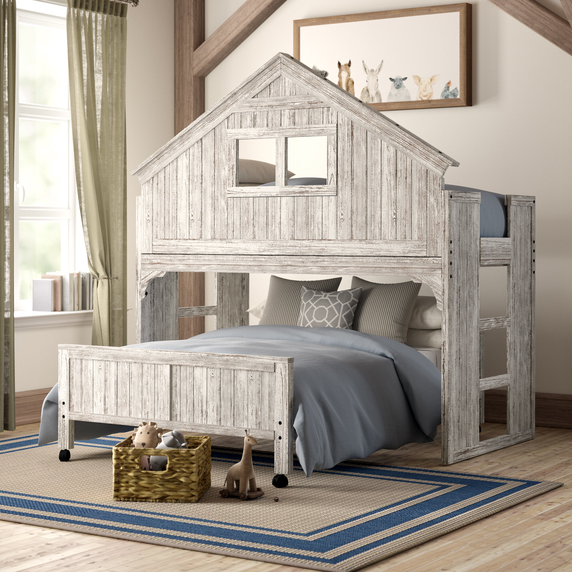 house bunk bed