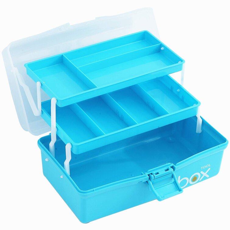 Plastic Transparent Case Storage Box Multipurpose Organizer Portable Container