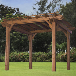 Cedar 10 Ft. W x 10 Ft. D Pergola