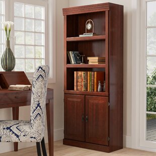 Red Wood Standard Bookcases With Doors You Ll Love In 2020 Wayfair