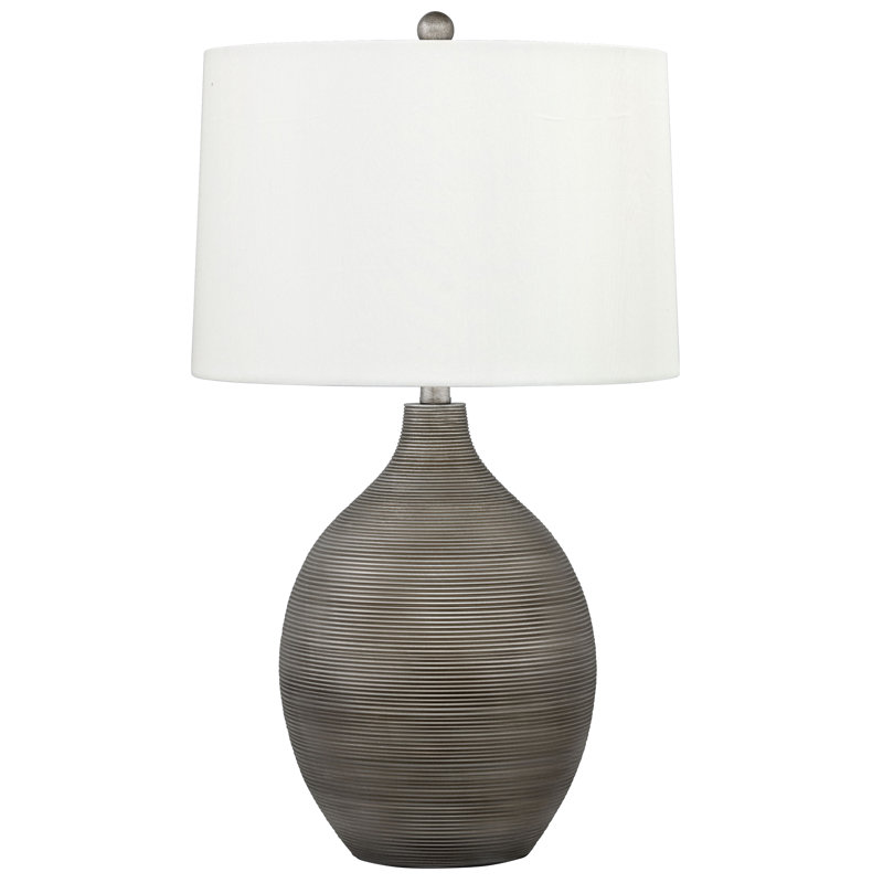 wayfair silver table lamps