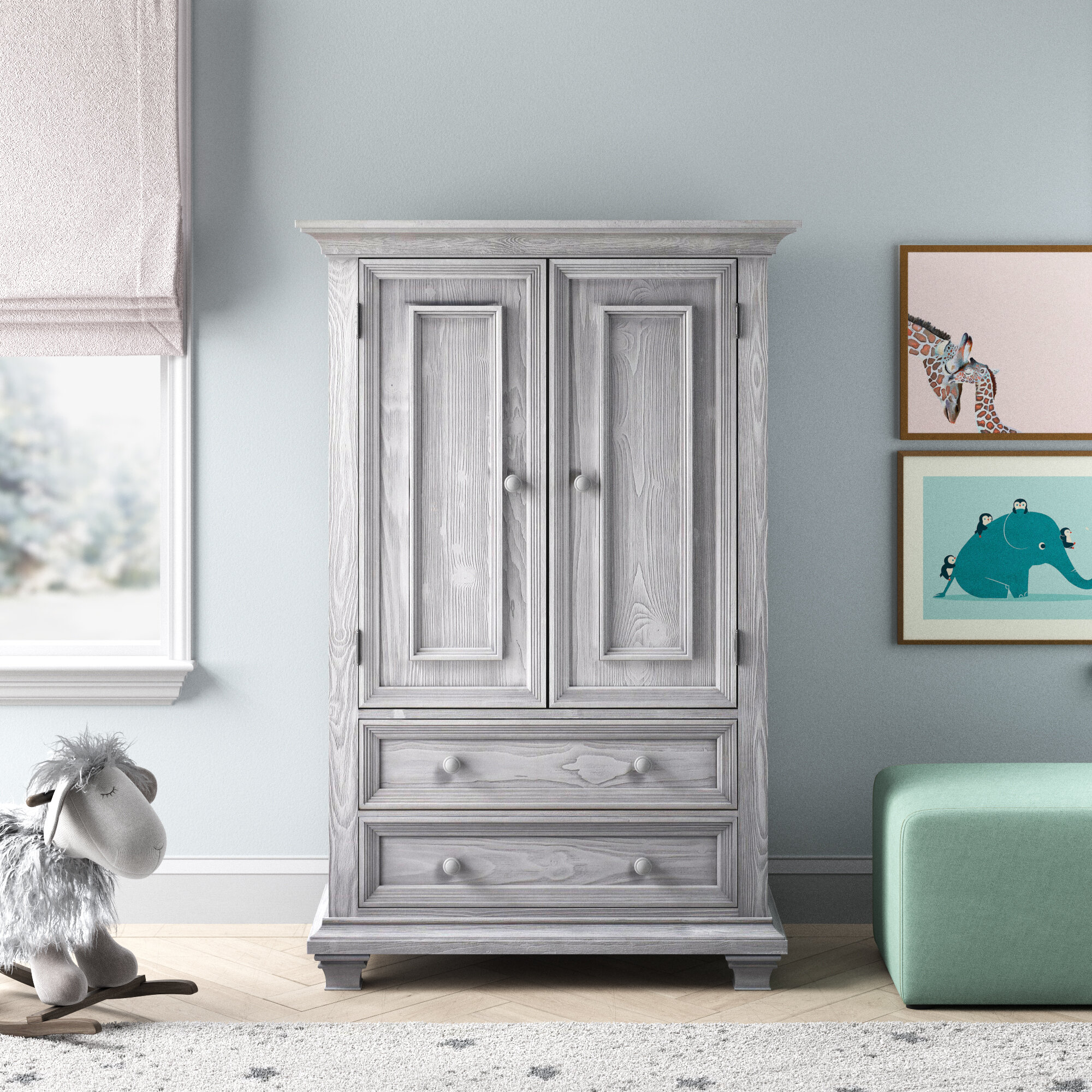 Grey Armoires Wardrobes You Ll Love In 2021 Wayfair