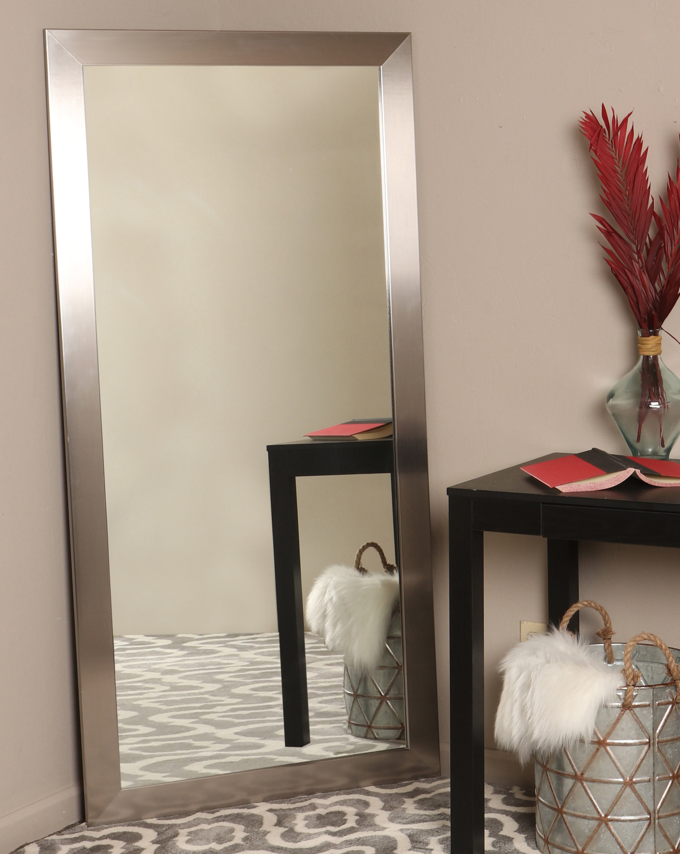 Lodgeste Silver Hotel Design Full Length Wall Mirror Lodgeste Silver Hotel Design Full Length Wall Mirror