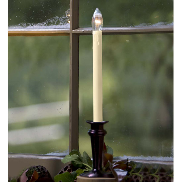 Bethlehem Lights Set of 4 Plug In Window Candles Polished Nickel Bethlehem Lights Set of 4 Plug In Window Candles Polished Nickel