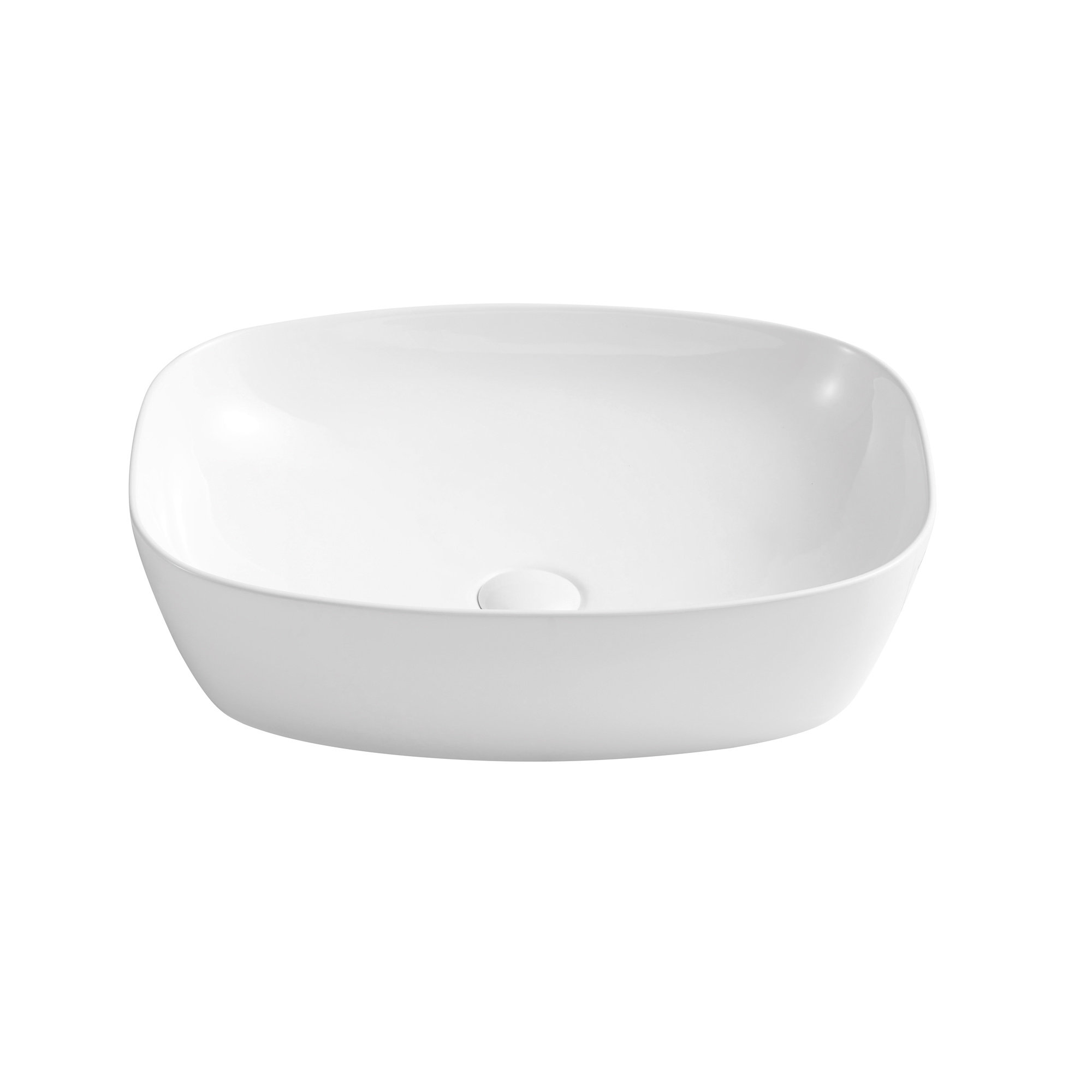 Aula White Ceramic Oval Vessel Bathroom Sink Wayfair