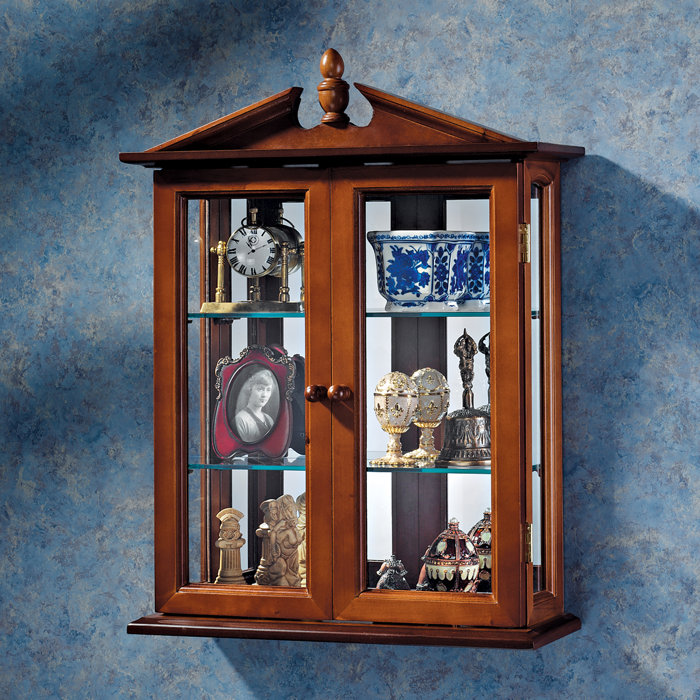 Amesbury Manor Wall Mounted Curio Cabinet Amesbury Manor Wall Mounted Curio Cabinet