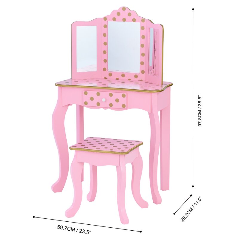 cheap kids vanity set