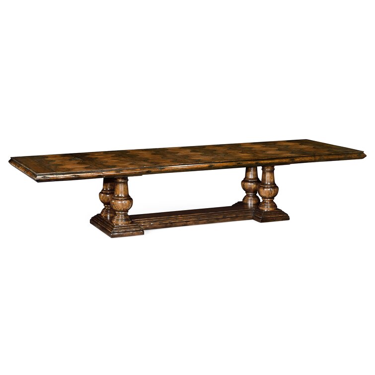 Jonathan Charles Fine Furniture Artisan Walnut Solid Wood Trestle ...