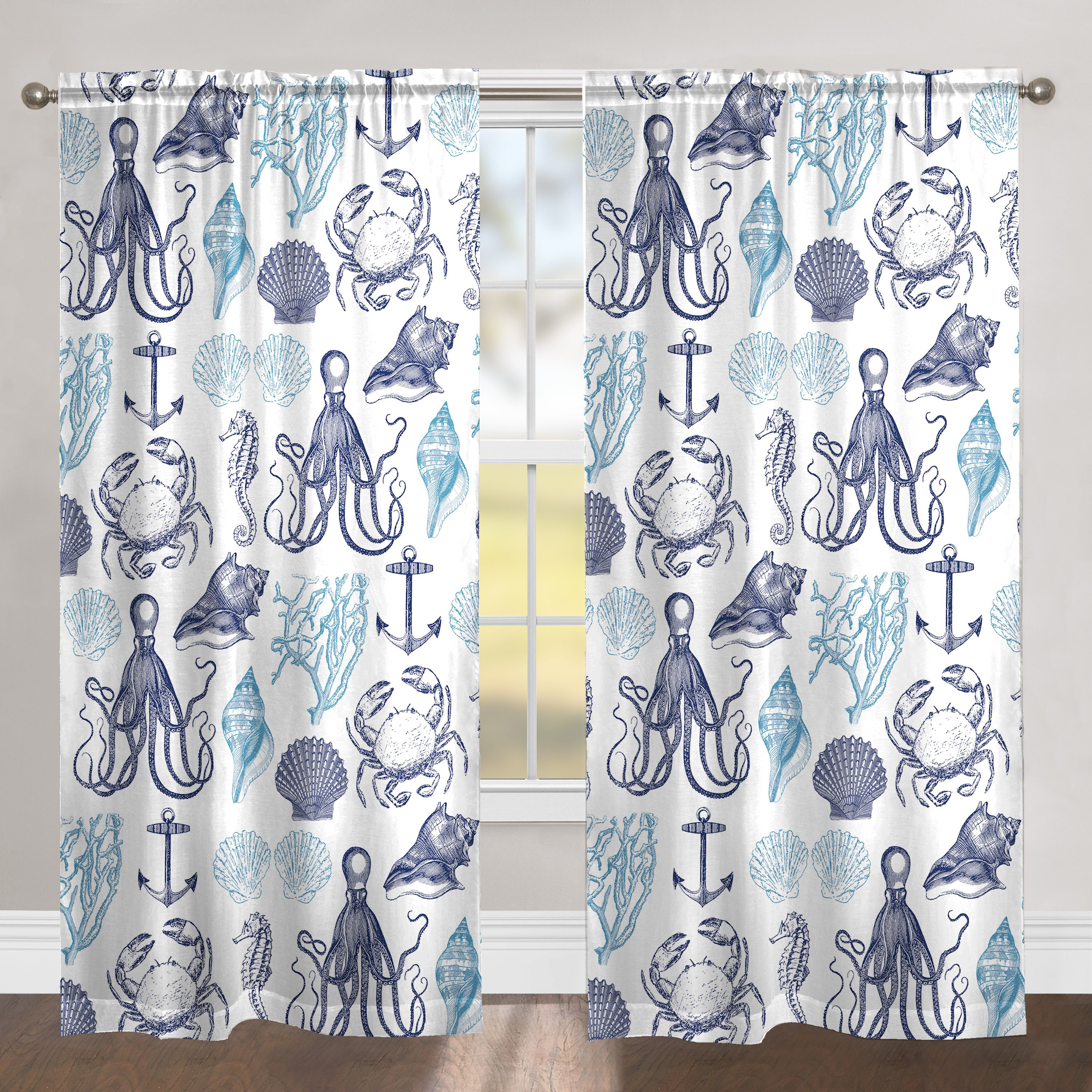 Coastal Window Curtains / Amazon Com Navy And White Curtains For Living Room Set 2 Panels Rod Pocket Window Ombre Coastal Sheer Curtains For Bedroom Masculine Man S Cave Teen Boys Room Decor Man Christmas 52 X 84 / Maybe you would like to learn more about one of these?