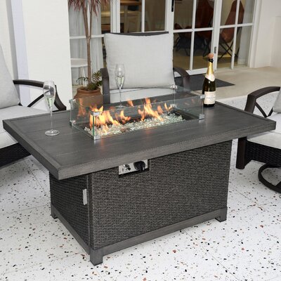 bettine stone propane fire pit table