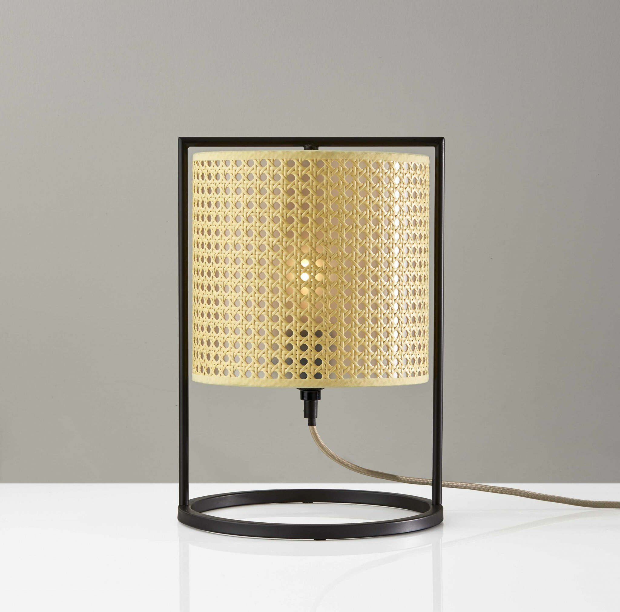 rattan floor lamp dunelm