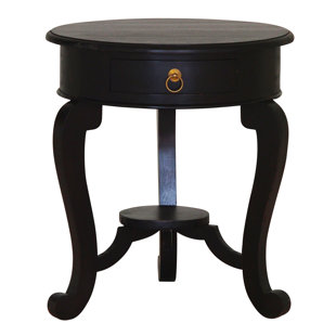 Wallsend Fine Handcrafted Solid Mahogany Wood End Table by Charlton Home Top Reviews