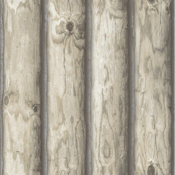Log Cabin Wallpaper Wayfair