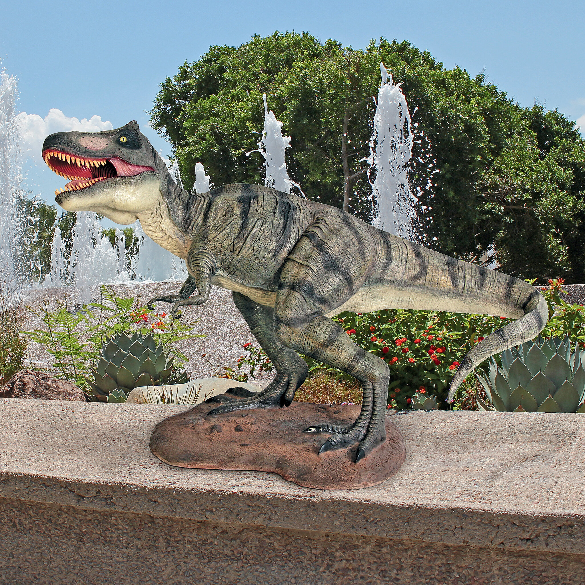 Design Toscano Tyrannosaurus Rex Scaled Dinosaur Statue Wayfair