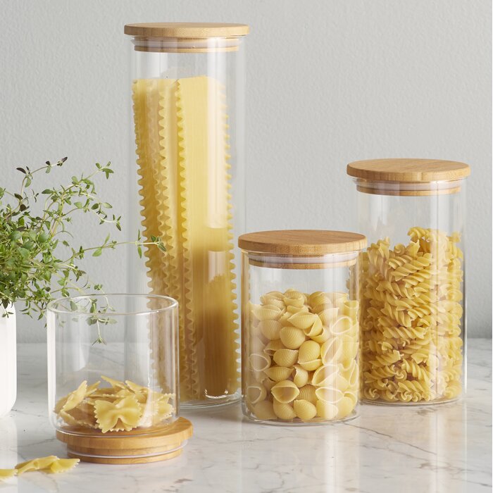 4 Piece Storage Jar Set & Reviews | Birch Lane