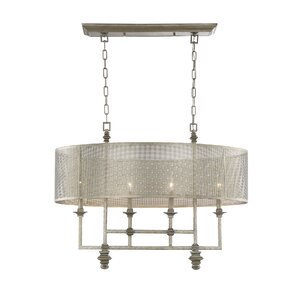 Freeburg 4-Light Drum Chandelier