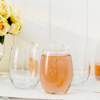 Beachcrest Home Chelton 21 Oz Stemless Wine Glass Wayfair