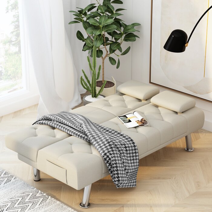 Latitude Run Quinillo 66.3'' Upholstered Sofa