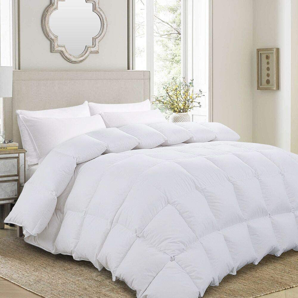 super king feather duvet all season