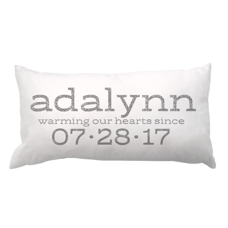 personalized lumbar pillow