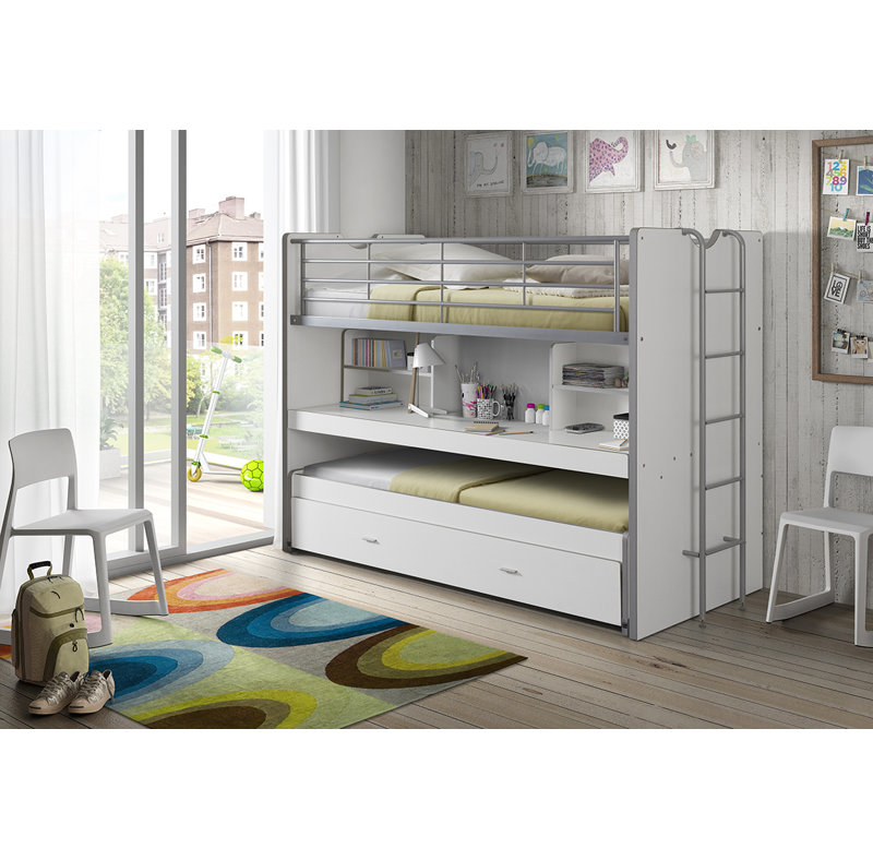 Isabelle Max Hochbett Mit Ablagen Schreibtisch Und Ausziehbett