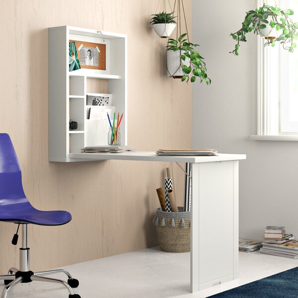 floating wall desk unit