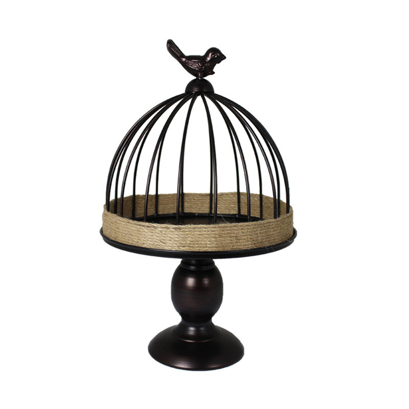 August Grove Modern Metal Decorative Bird Cage Reviews Wayfair