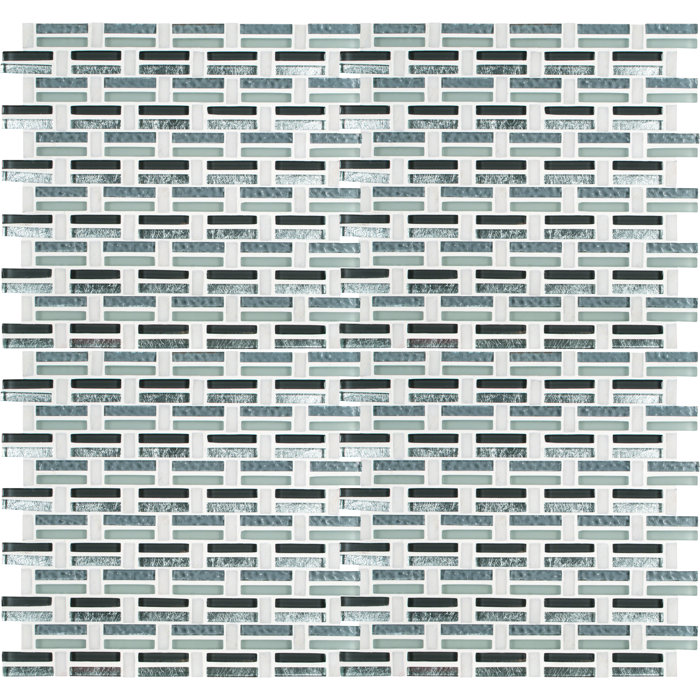 Ocean Wave Pattern Gl Stone Mosaic Tile In White Green Ocean Wave Pattern Gl Stone Mosaic Tile In White Green