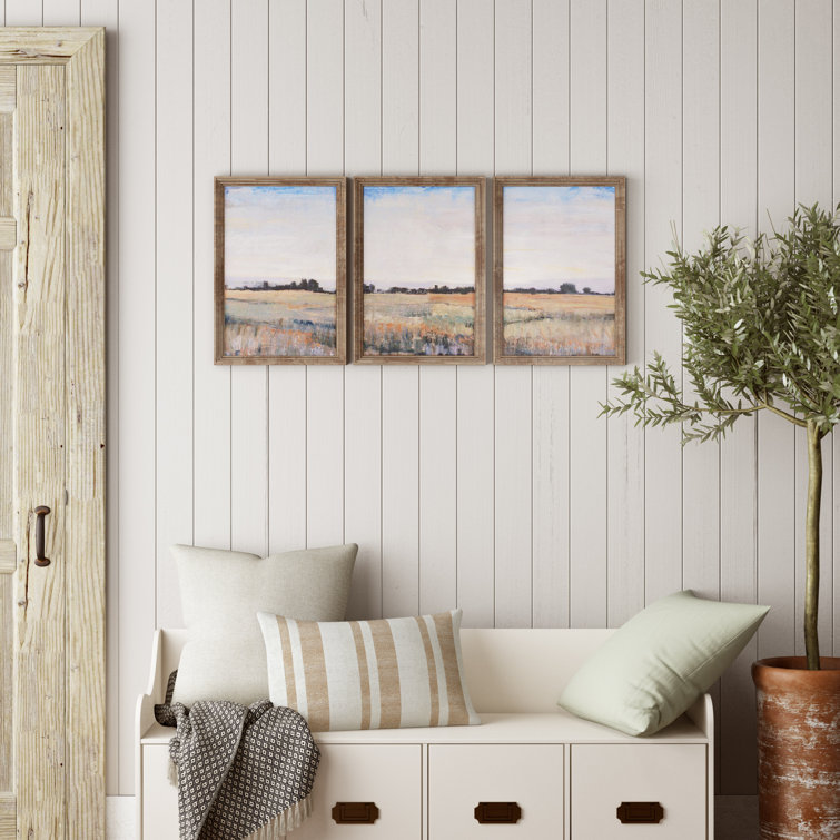 Birch Lane Berkeley Horizon By O Toole 3 Piece Picture Frame Print Wayfair