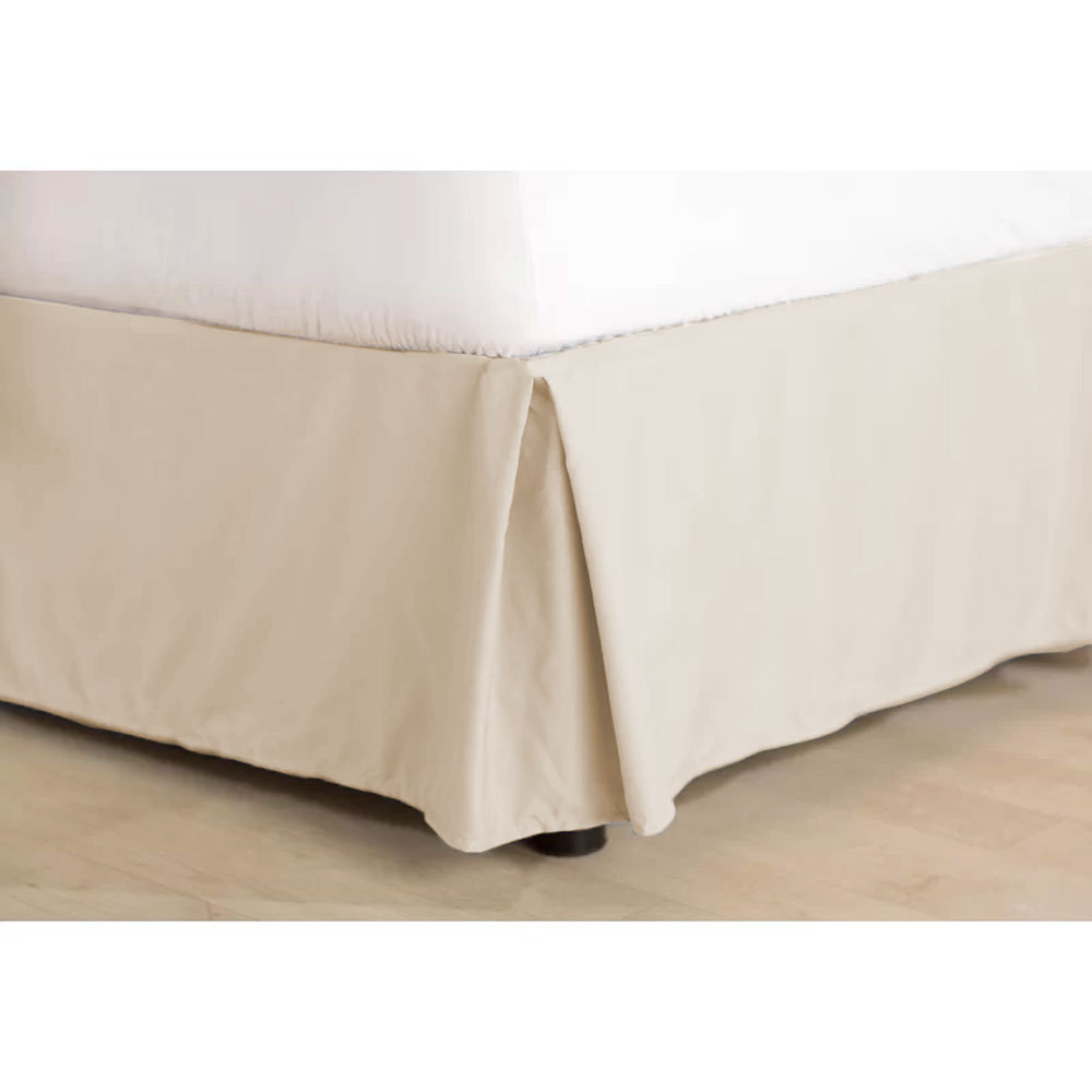 Details about   One Qty Bed Skirt All Sizes AU Collection 100% Cotton 1000 TC Ivory Solid 