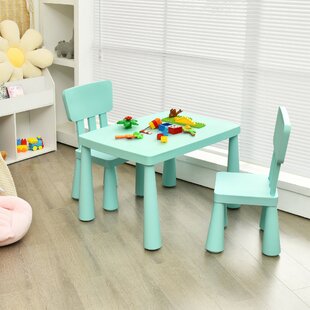 Study Plastic Activity Furniture for Toddler Details about   Kids Alphabet Table and Chair Set 