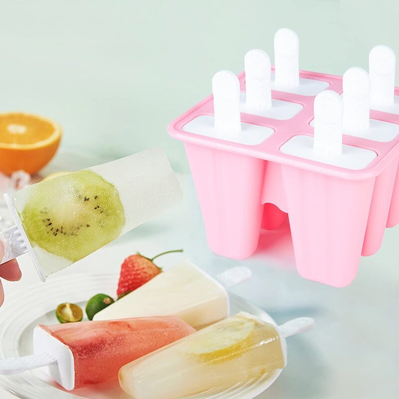 koent Popsicle Molds 12 Pieces With Reusable Sticks Silicone Ice Pop ...