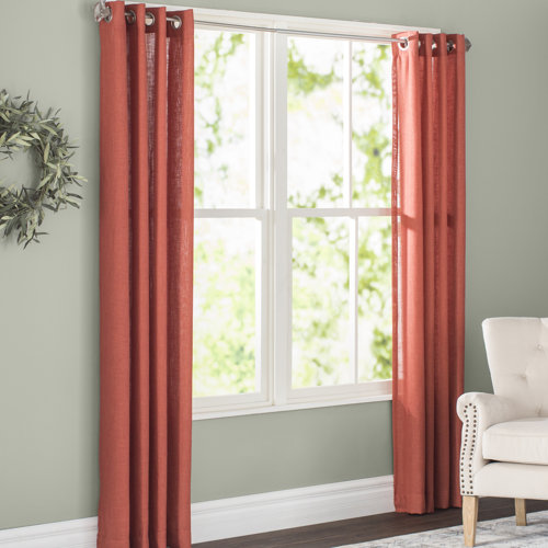 Laurel Foundry Modern Farmhouse Tyrese Solid Semi Sheer Grommet