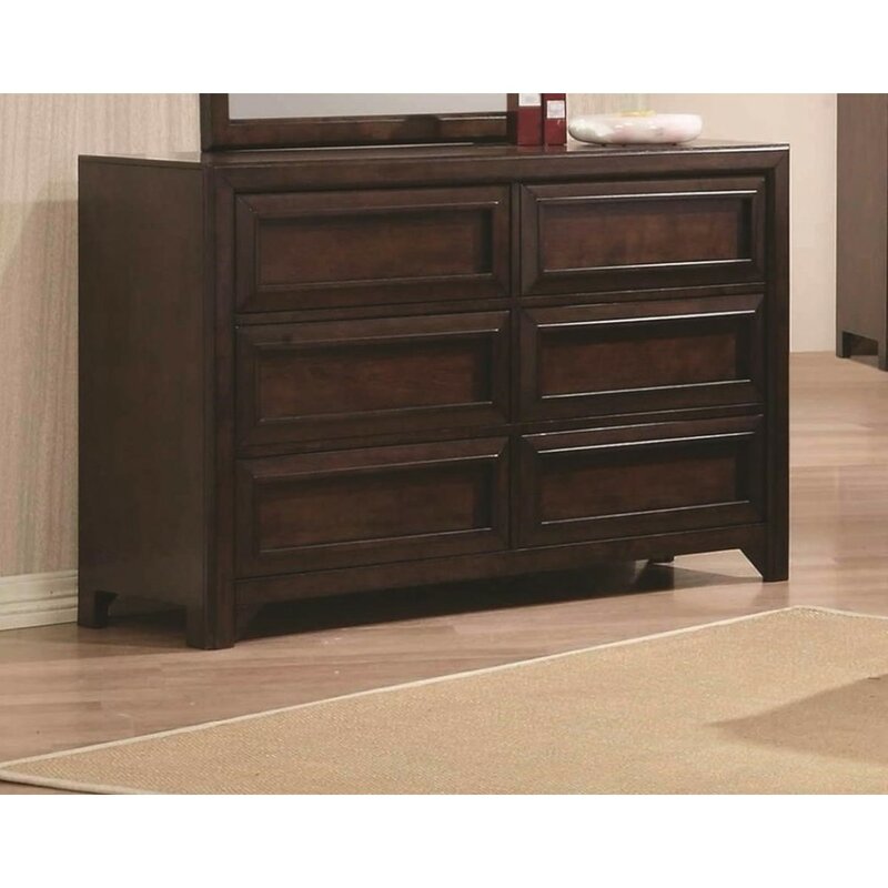 Canora Grey Whitmire 6 Drawer Double Dresser Wayfair