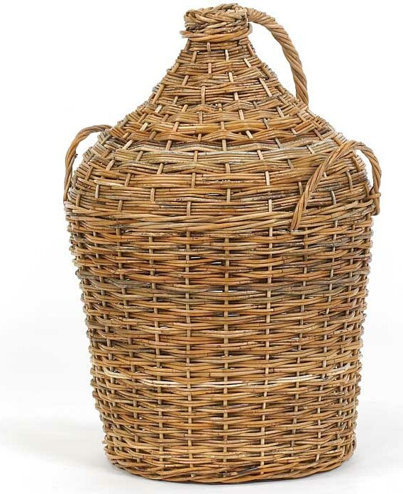French Country Vintner's Rattan Basket
