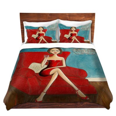 Waverly Hall Denise Daffara Little Red Dress Microfiber Duvet