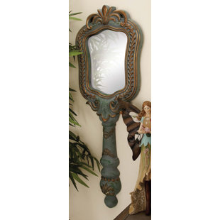 Blue Cottage Country Wall Mirrors You Ll Love Wayfair Polystone And Wood Wall Mirror Set Of 2