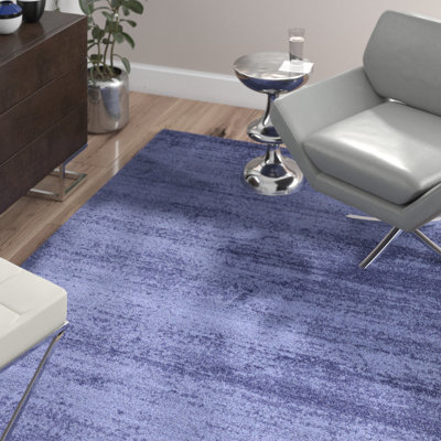 Franchester Navy Blue Area Rug