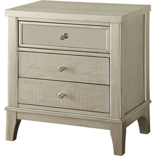 Clementina 3 Drawer Nightstand by Willa Arlo Interiors