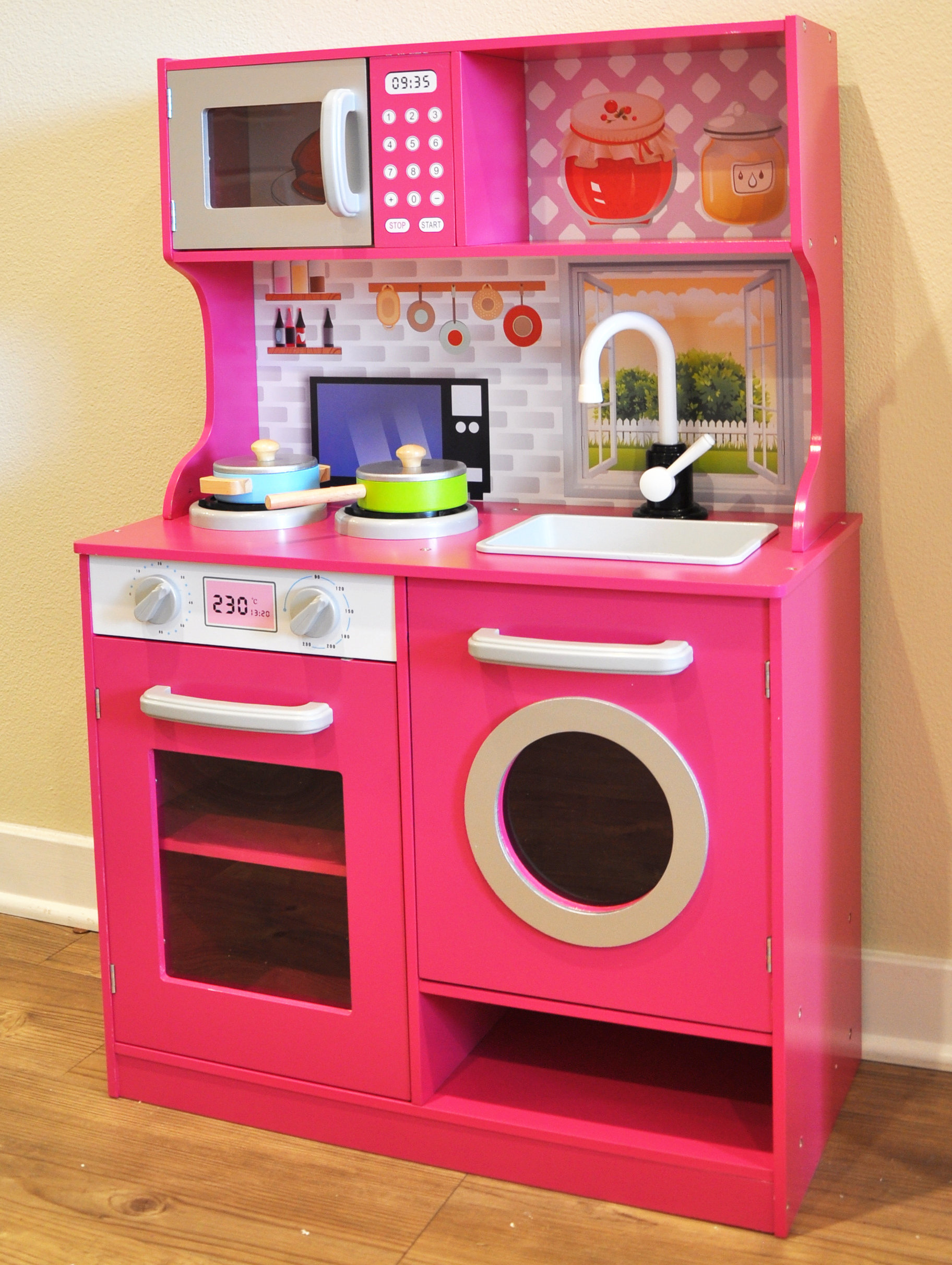 Rainbowsophia Kids Play Kitchen Set Wayfair
